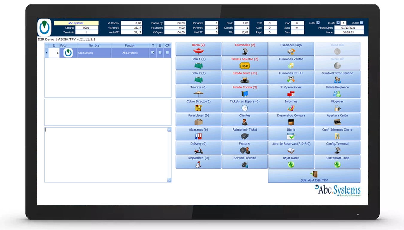 software tpv hostelería. Imagen 1